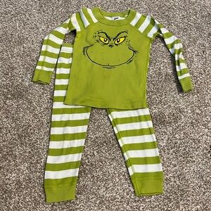 Hanna Andersson Grinch Pajamas 3T GUC